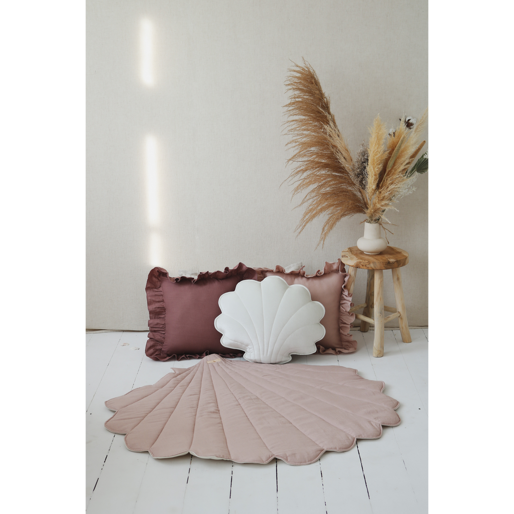 "Powder Pink" Linned Shell Mat