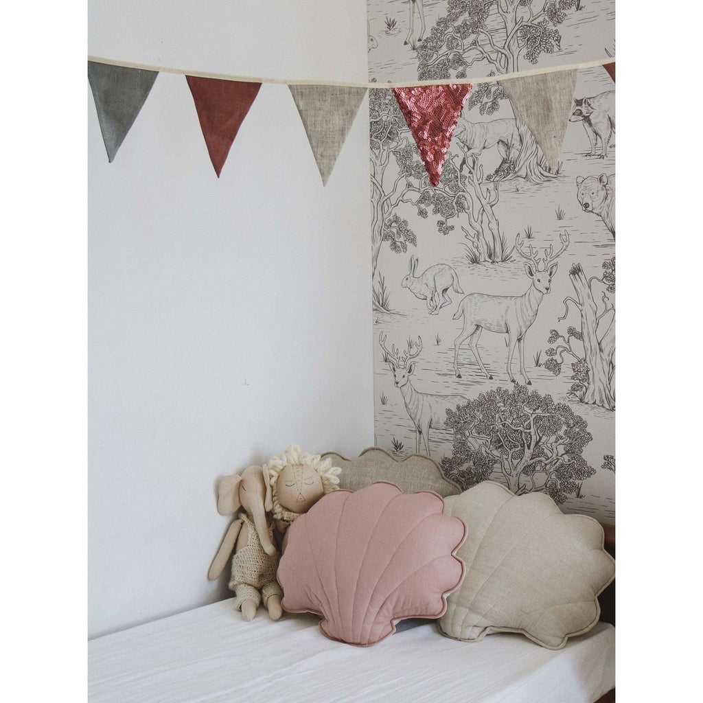 "Powder Pink" linned skalpude
