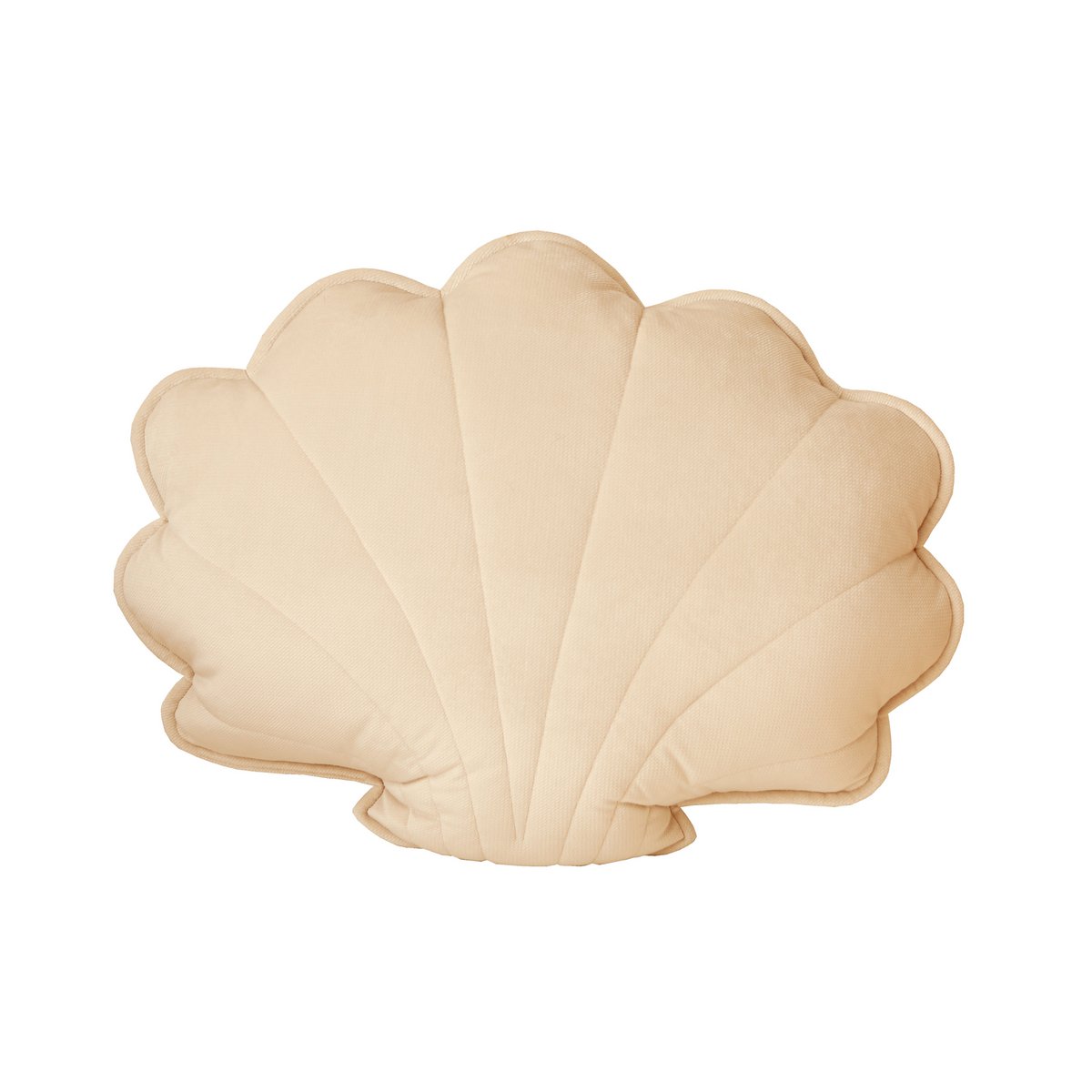"Cream" Velvet Shell Pude