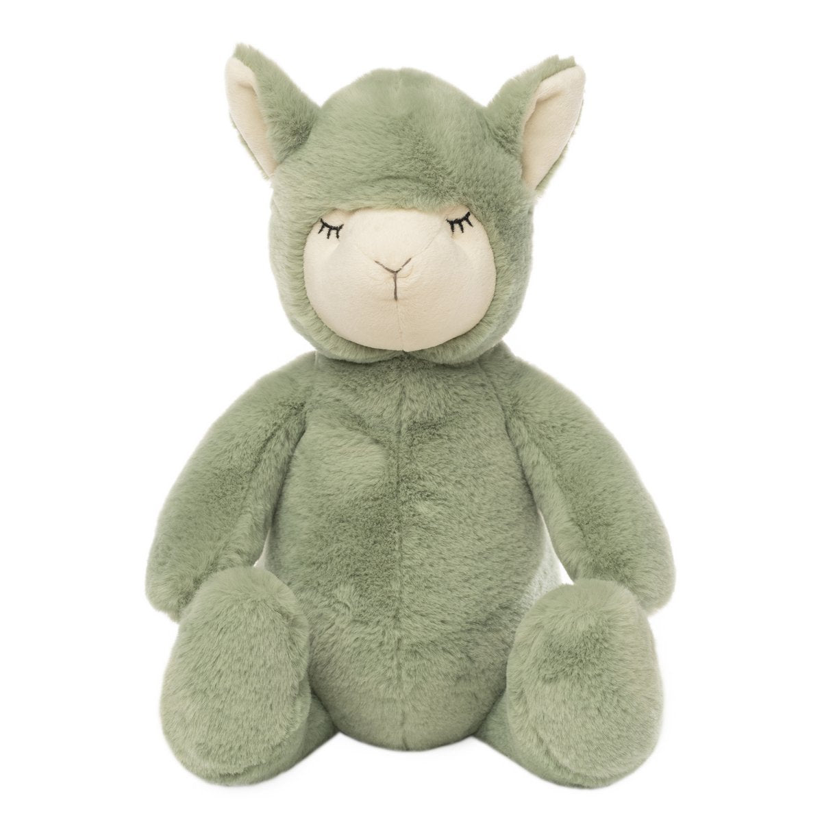 Plys XL Bamse – Lama (støvet lime)