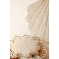 "Cream" Velvet Shell Pude