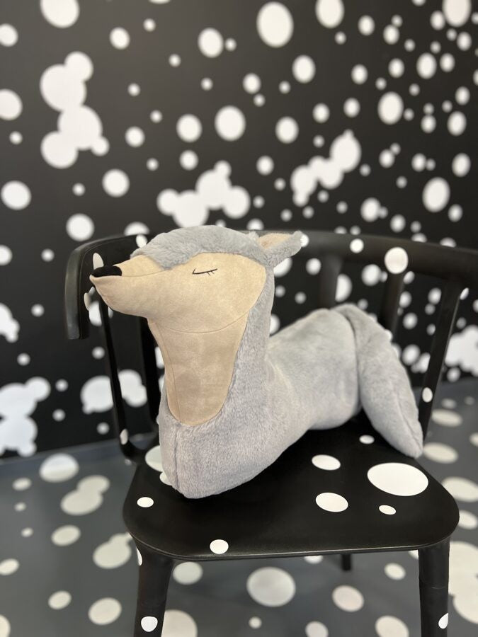 Handmade Wolf Soft Toy Pillow
