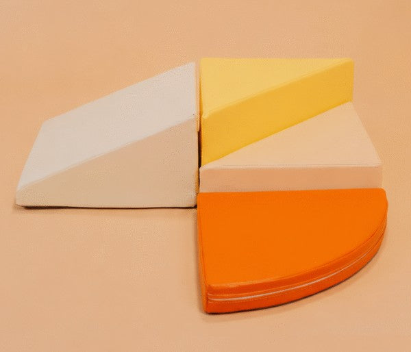 Lumo bløde skumklodser – orange