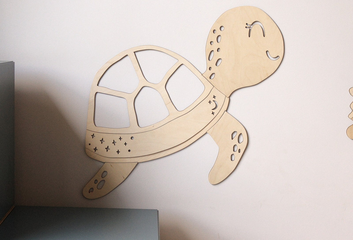 Wooden Wall Decoration - Turtle