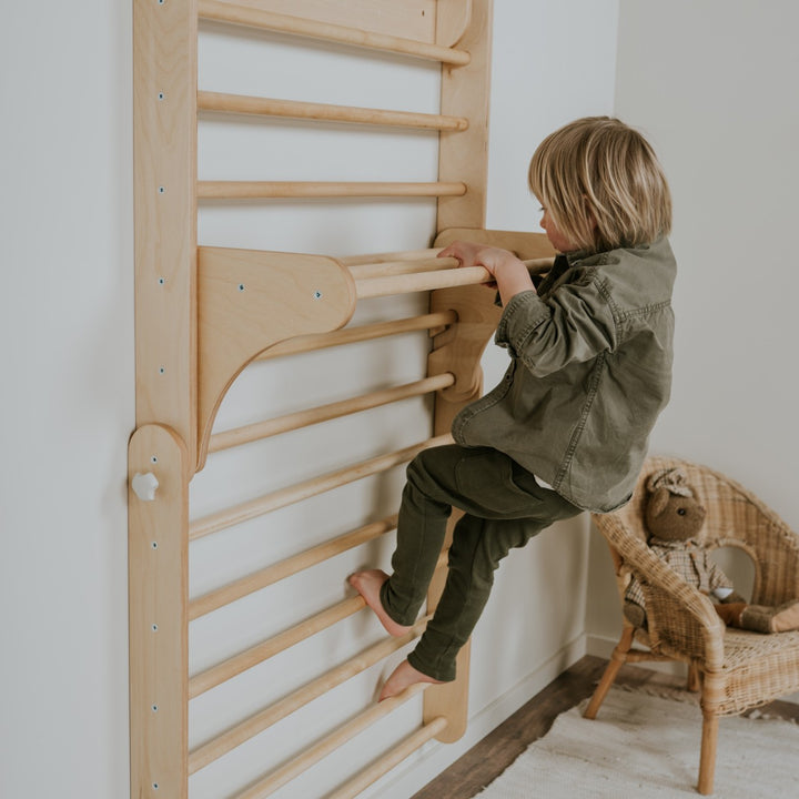 Pikler-klatretrekant med svensk ribbe (6 mdr.–7 år)