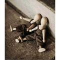 Wooden Beech Doll with Pants